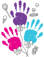 Ultimate Handprint and Footprint Art Bundle (Includes 72 Pages)