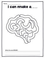 Human Organs Playdough Mats (16 Pages total)