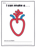Human Organs Playdough Mats (16 Pages total)