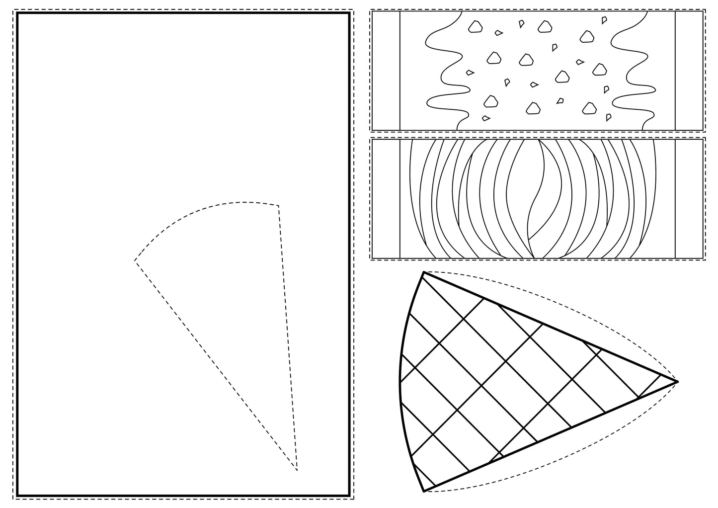 3D Ice Cream printables to cut, color, and paste to make a 3d Ice cream craft fun summer printable activities for kids at ice cream parties, ice cream printables, ice cream coloring pages