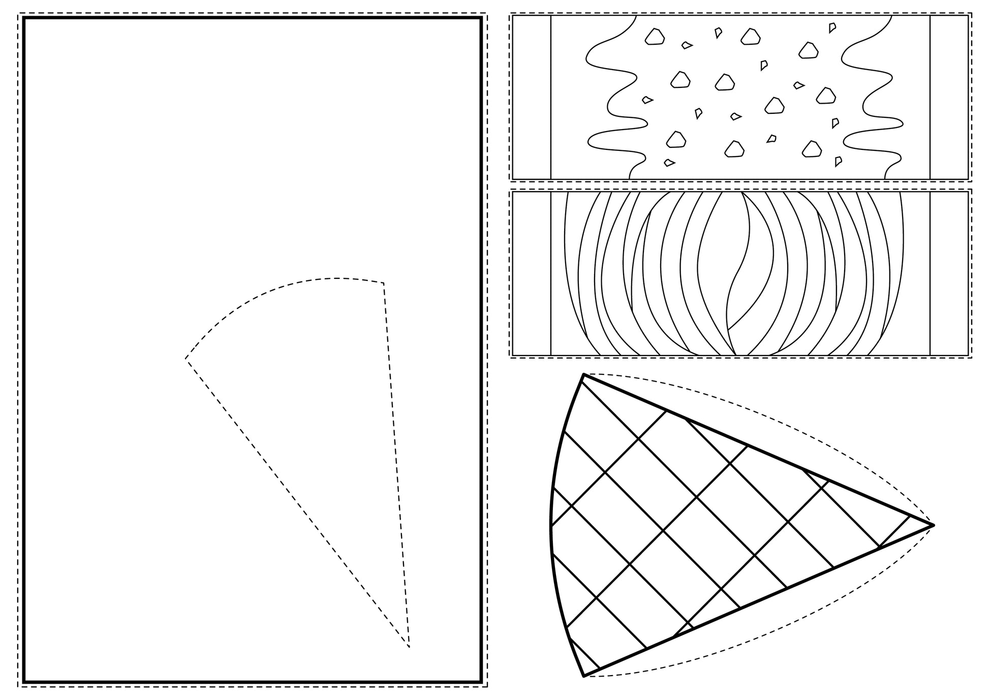 3D Ice Cream printables to cut, color, and paste to make a 3d Ice cream craft fun summer printable activities for kids at ice cream parties, ice cream printables, ice cream coloring pages