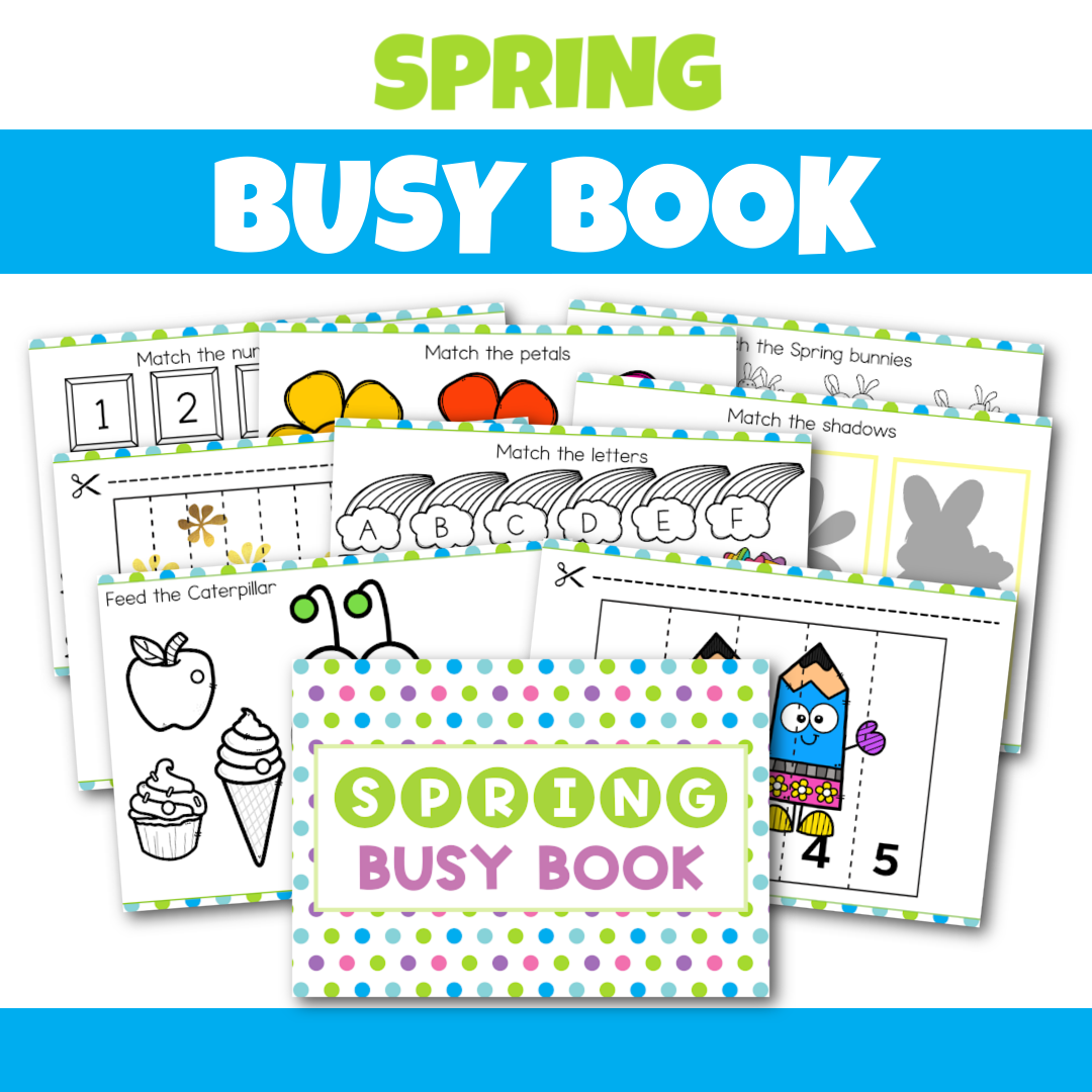 Spring Busy Book for Preschoolers