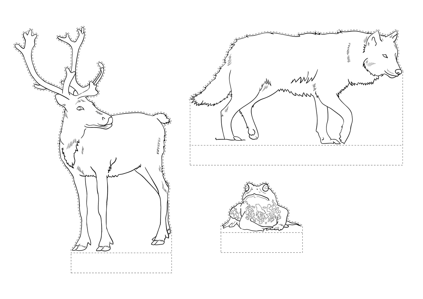 Tiaga Biomes Diorama Printable