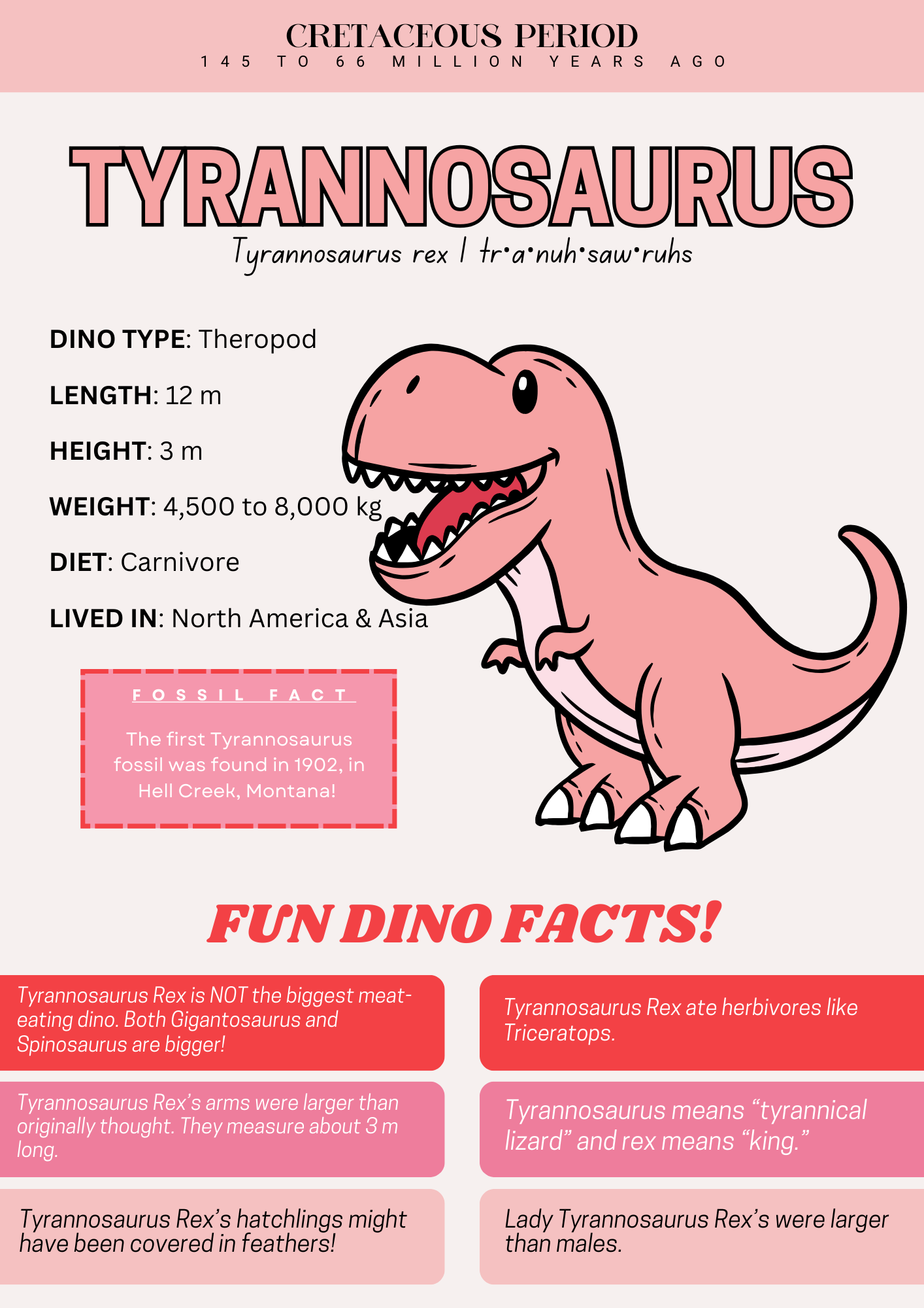 Let's Study Dinosaurs Printable Book