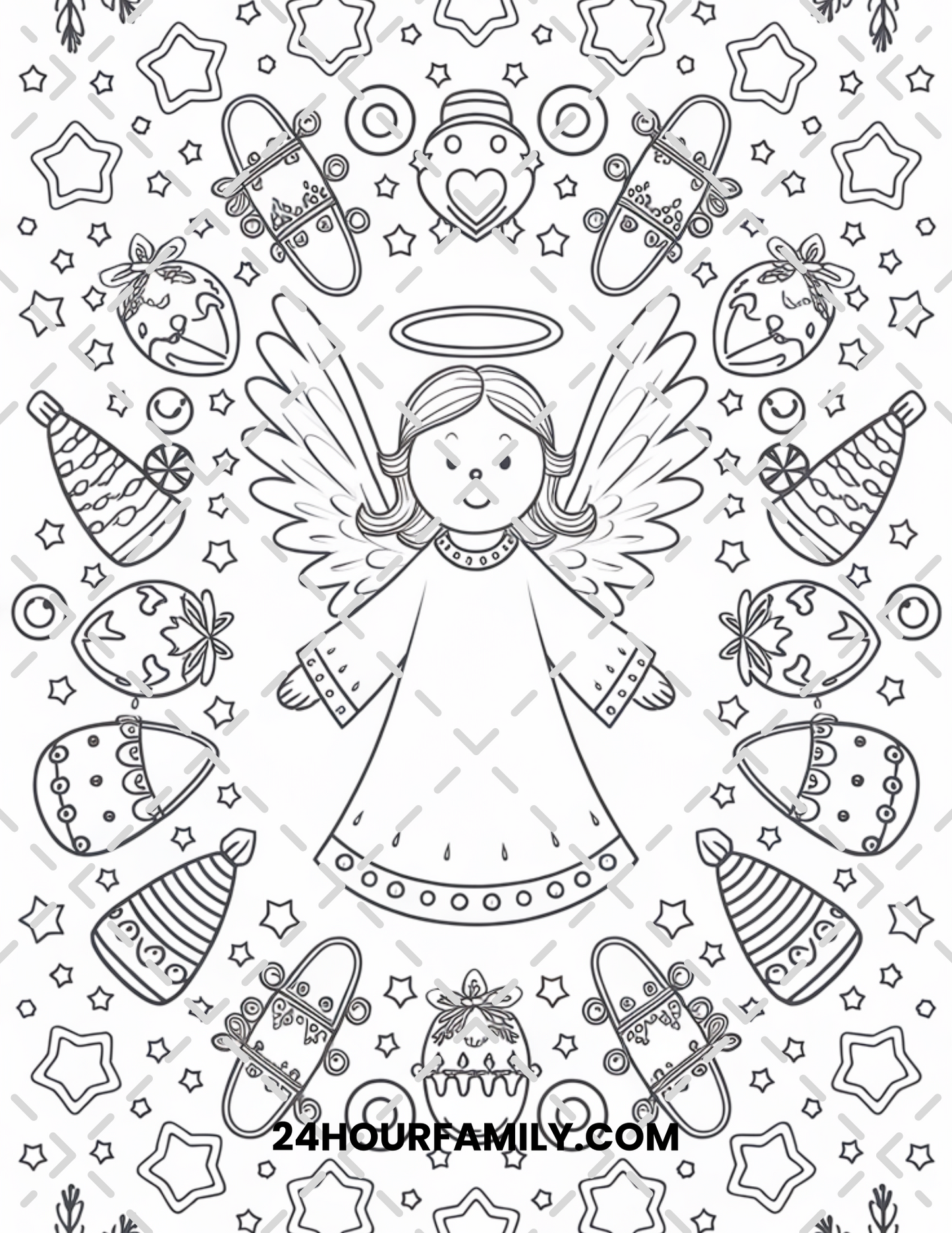 angel coloring pages