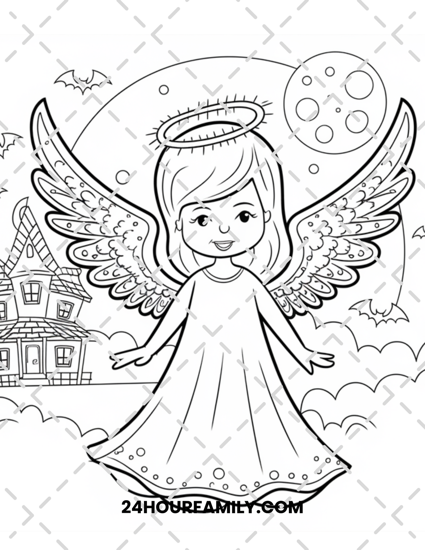 angel coloring pages