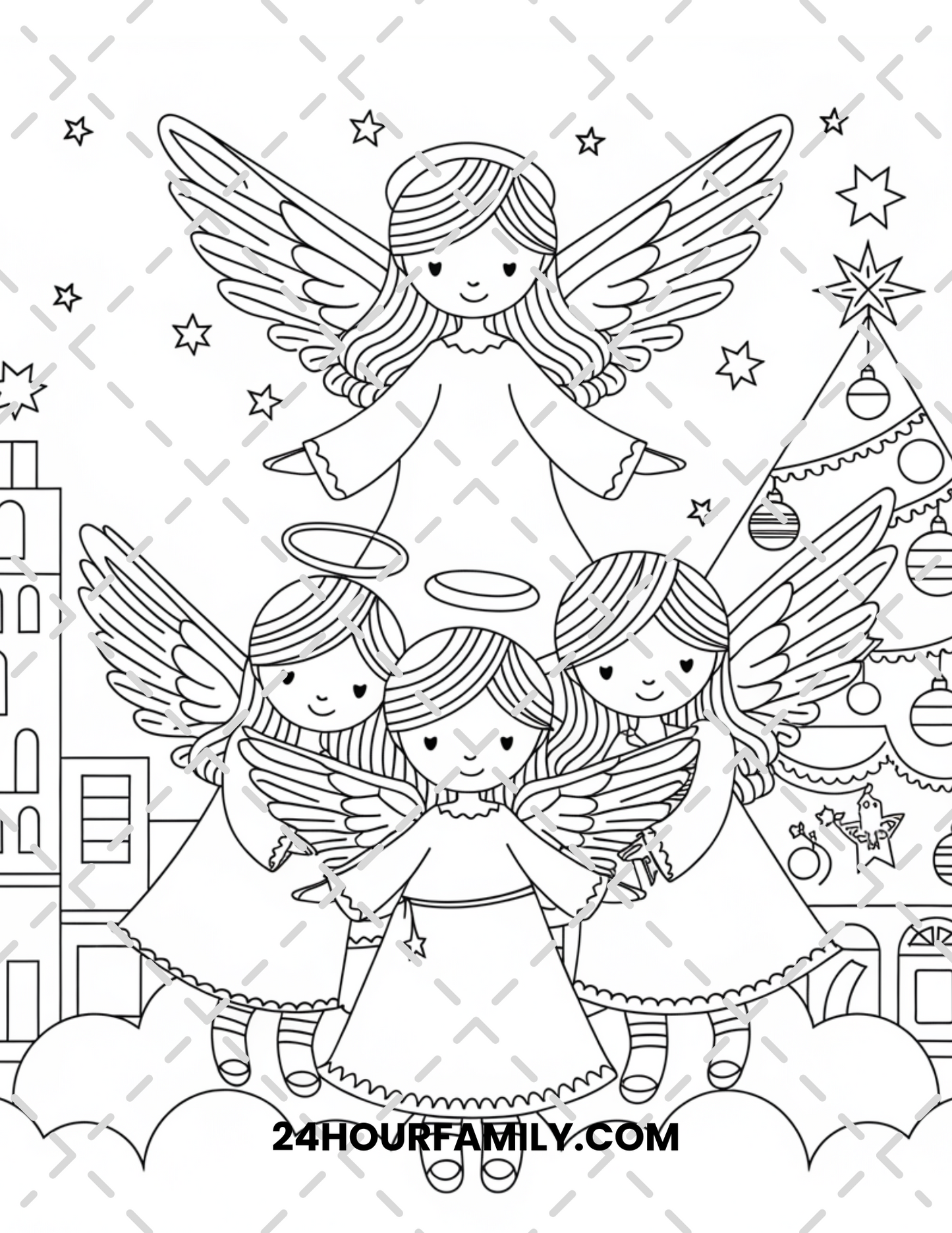 angel coloring pages