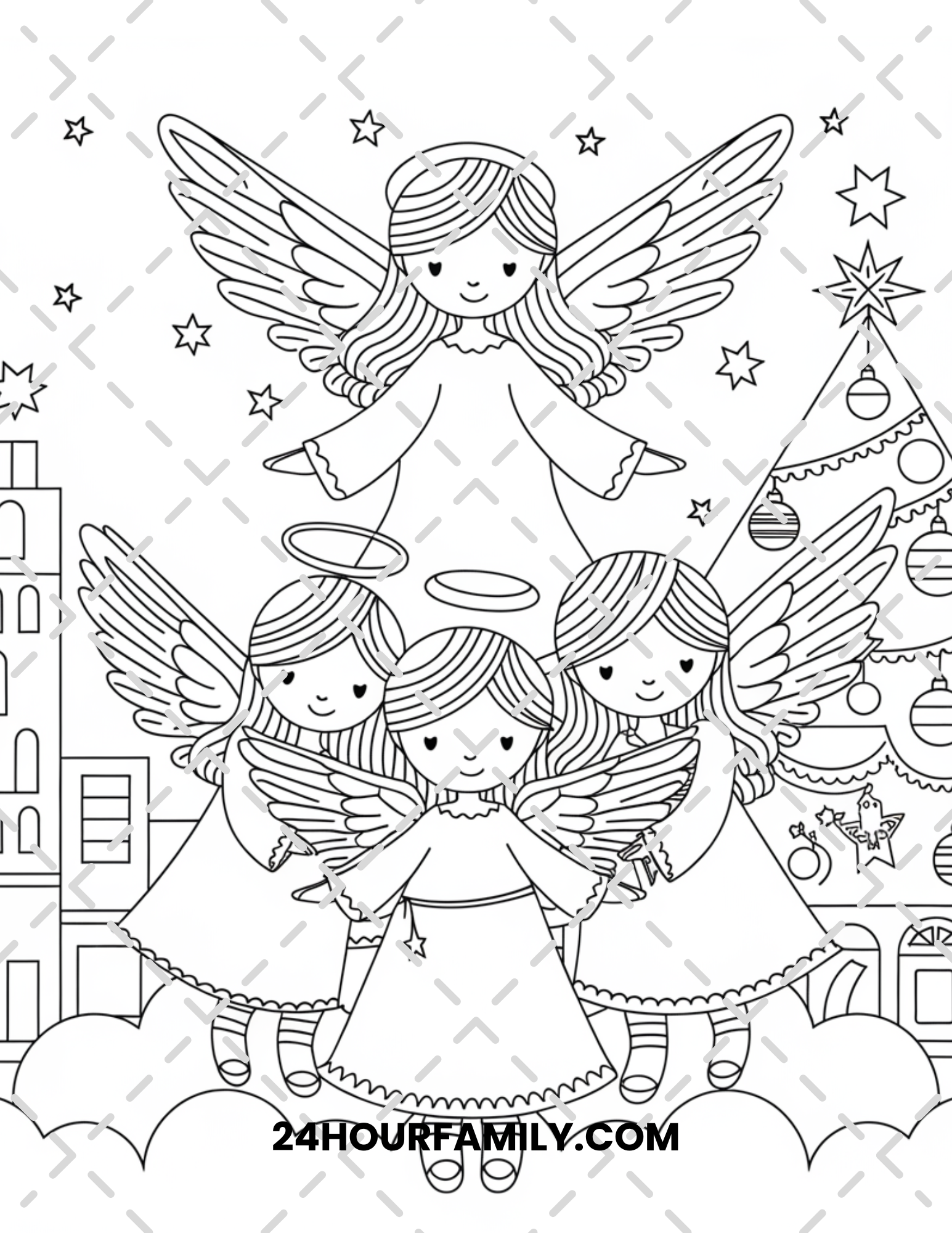 angel coloring pages