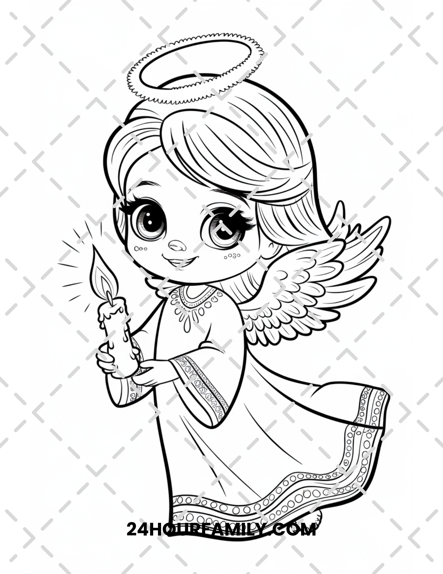 angel coloring pages
