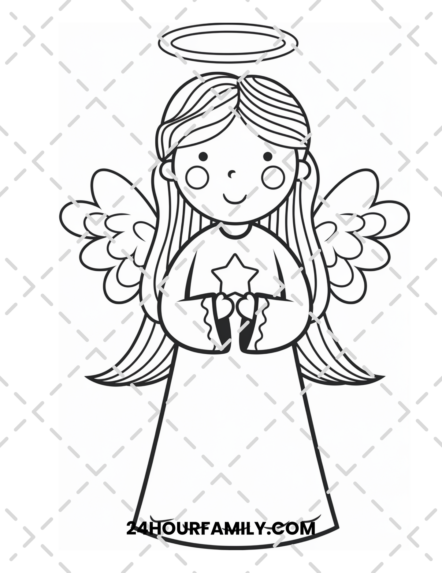 angel coloring pages