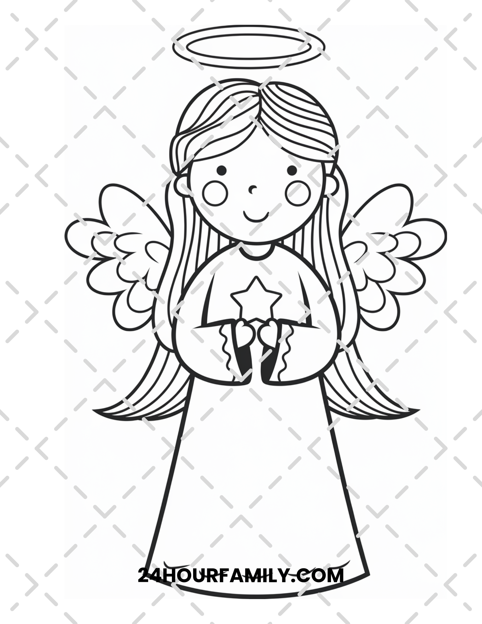 angel coloring pages