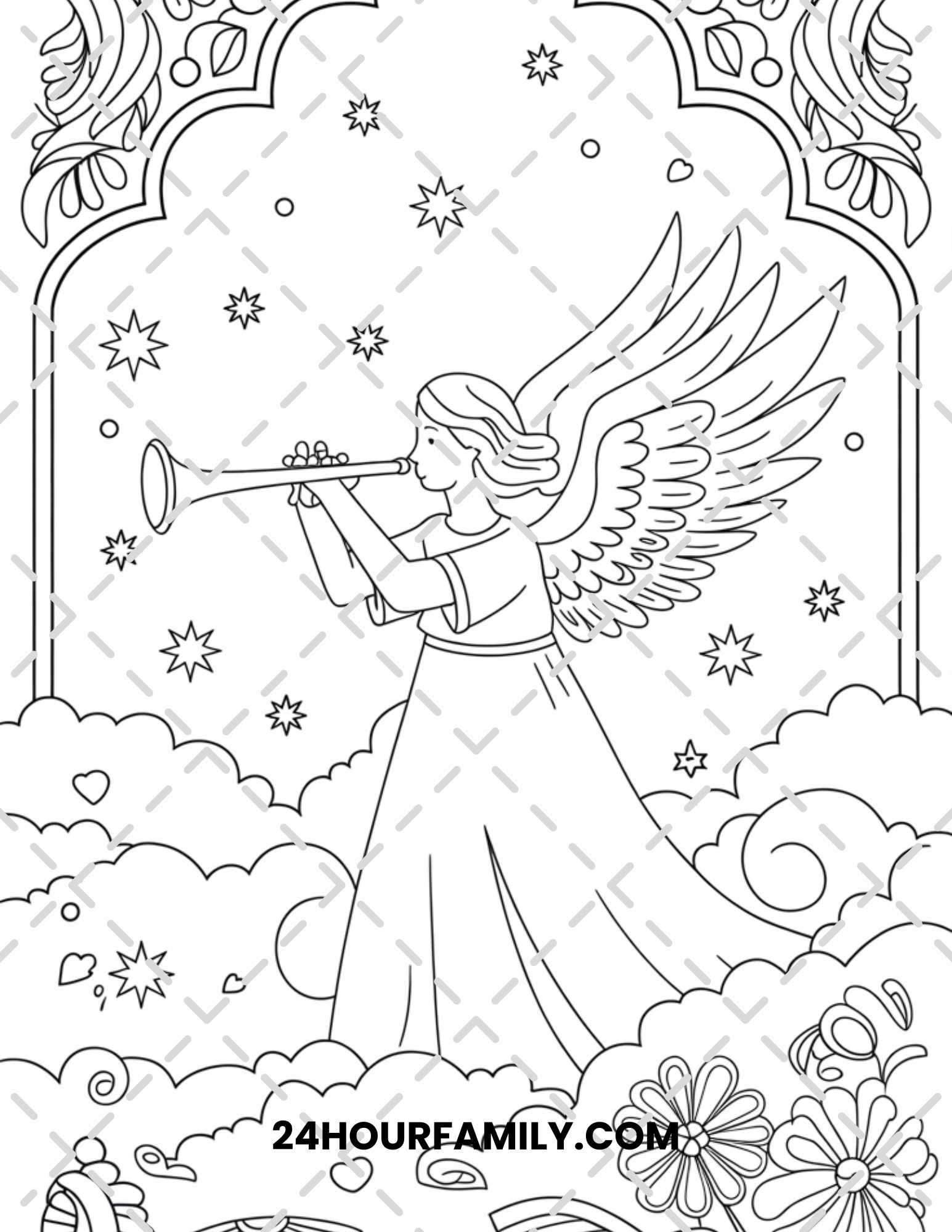 angel coloring pages
