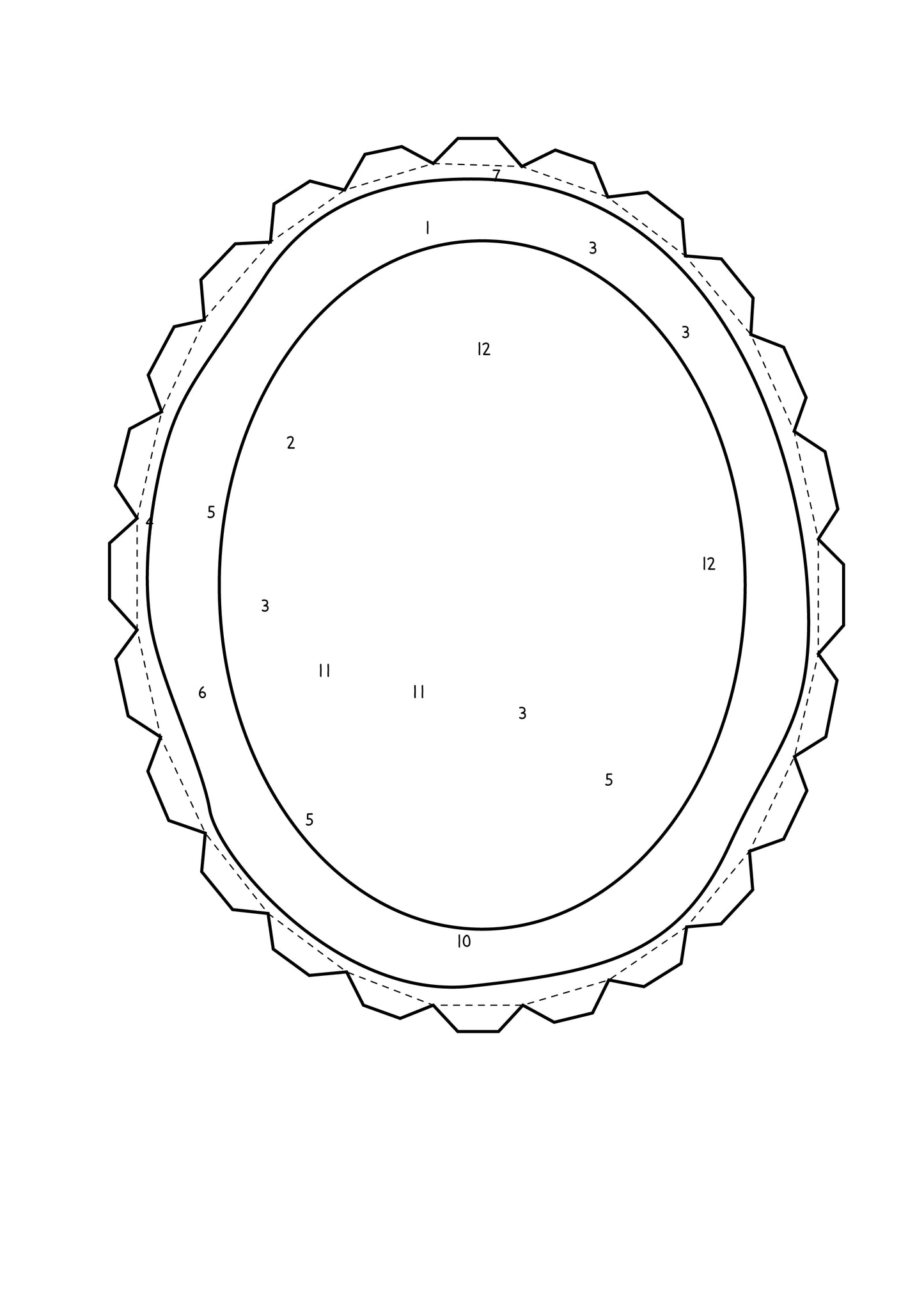 Printable Animal Cell Diorama