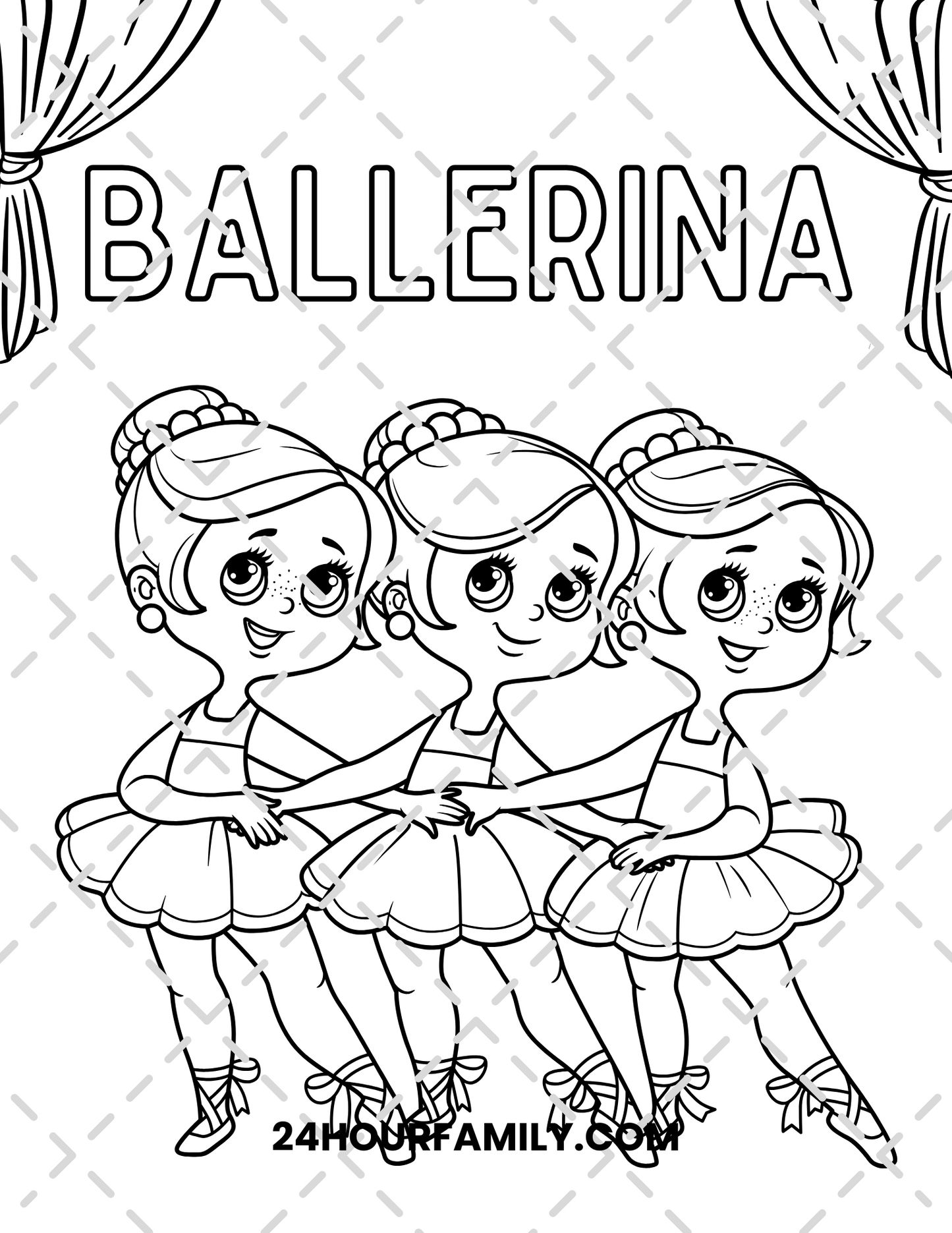 ballerina coloring pages