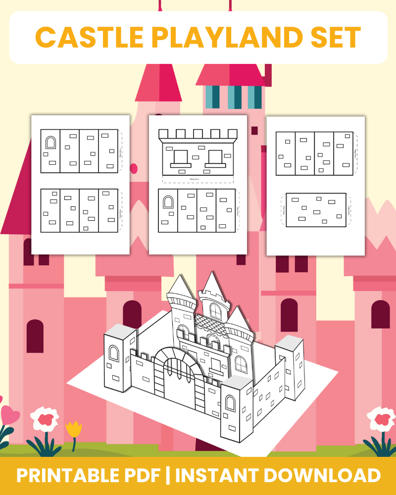 castle playland set printable 