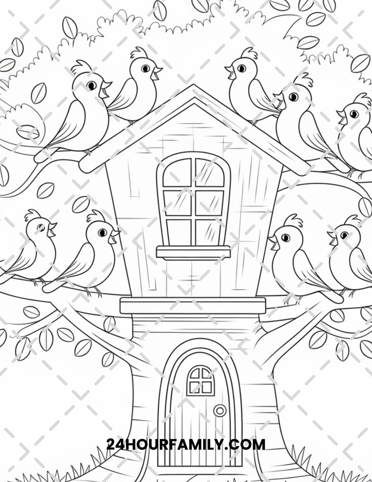 birds coloring pages for kids