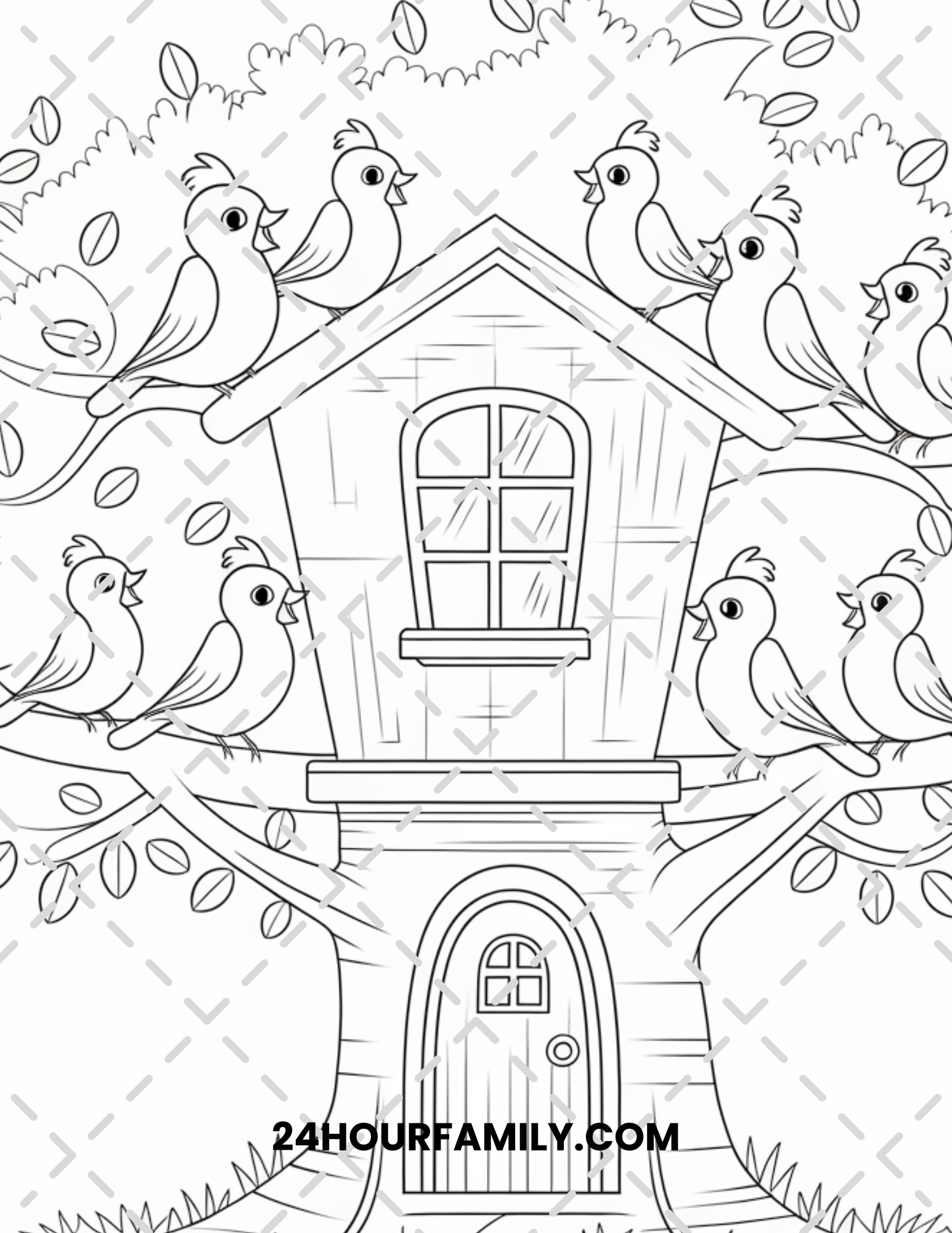 birds coloring pages for kids