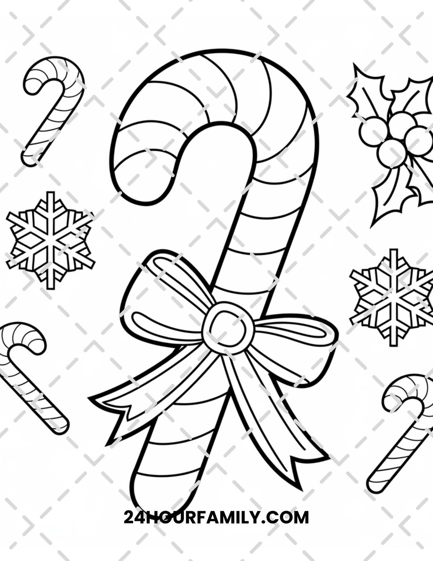 candy cane coloring