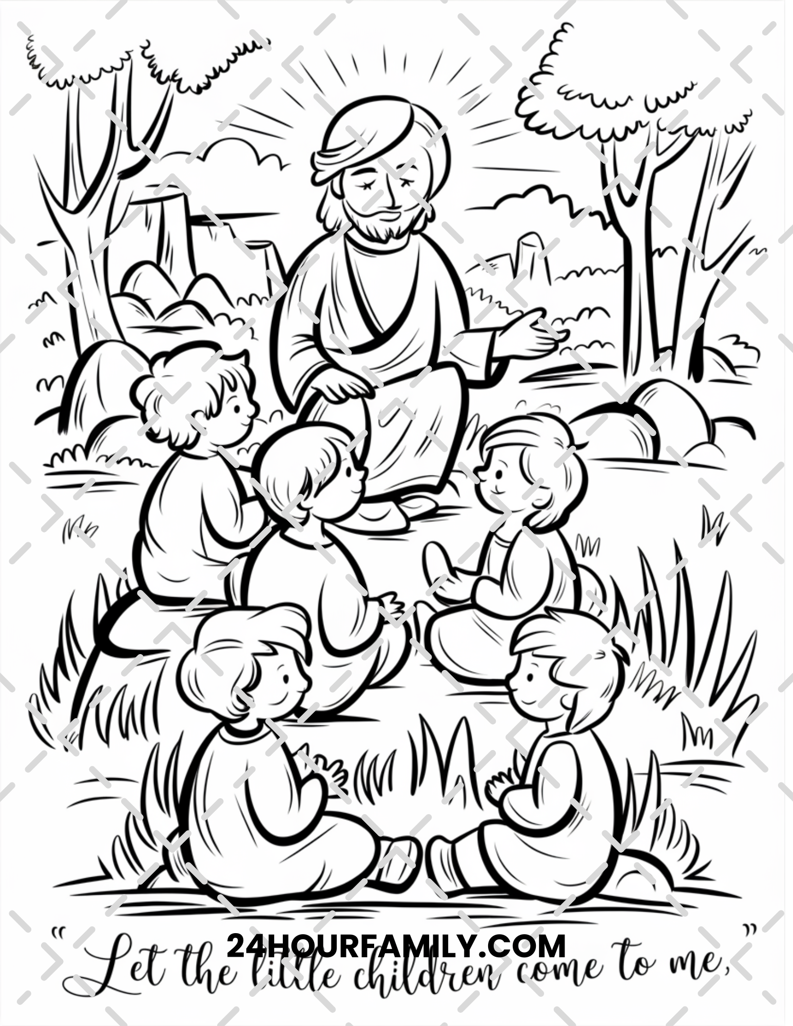 church valentine's coloring