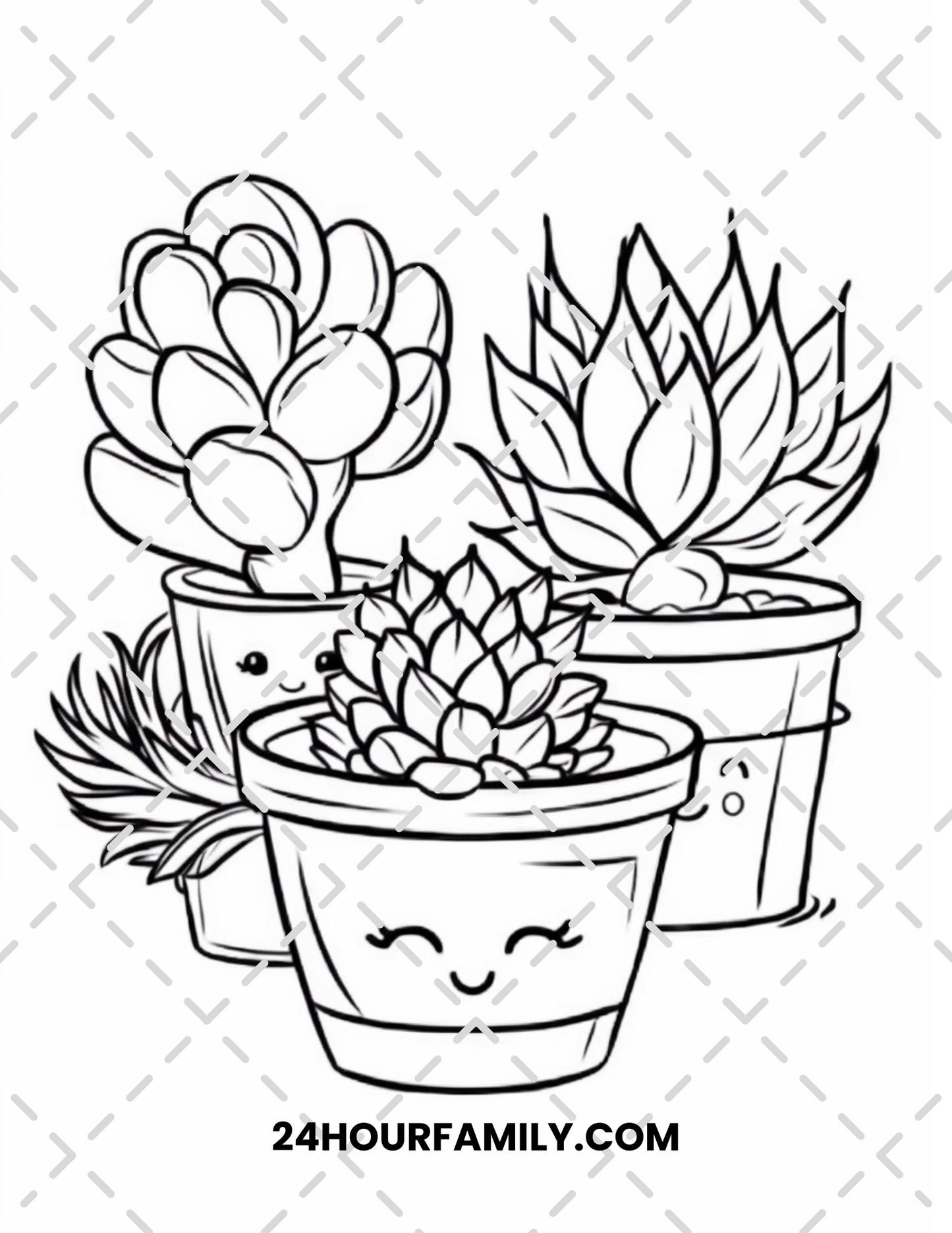 succulent coloring pages