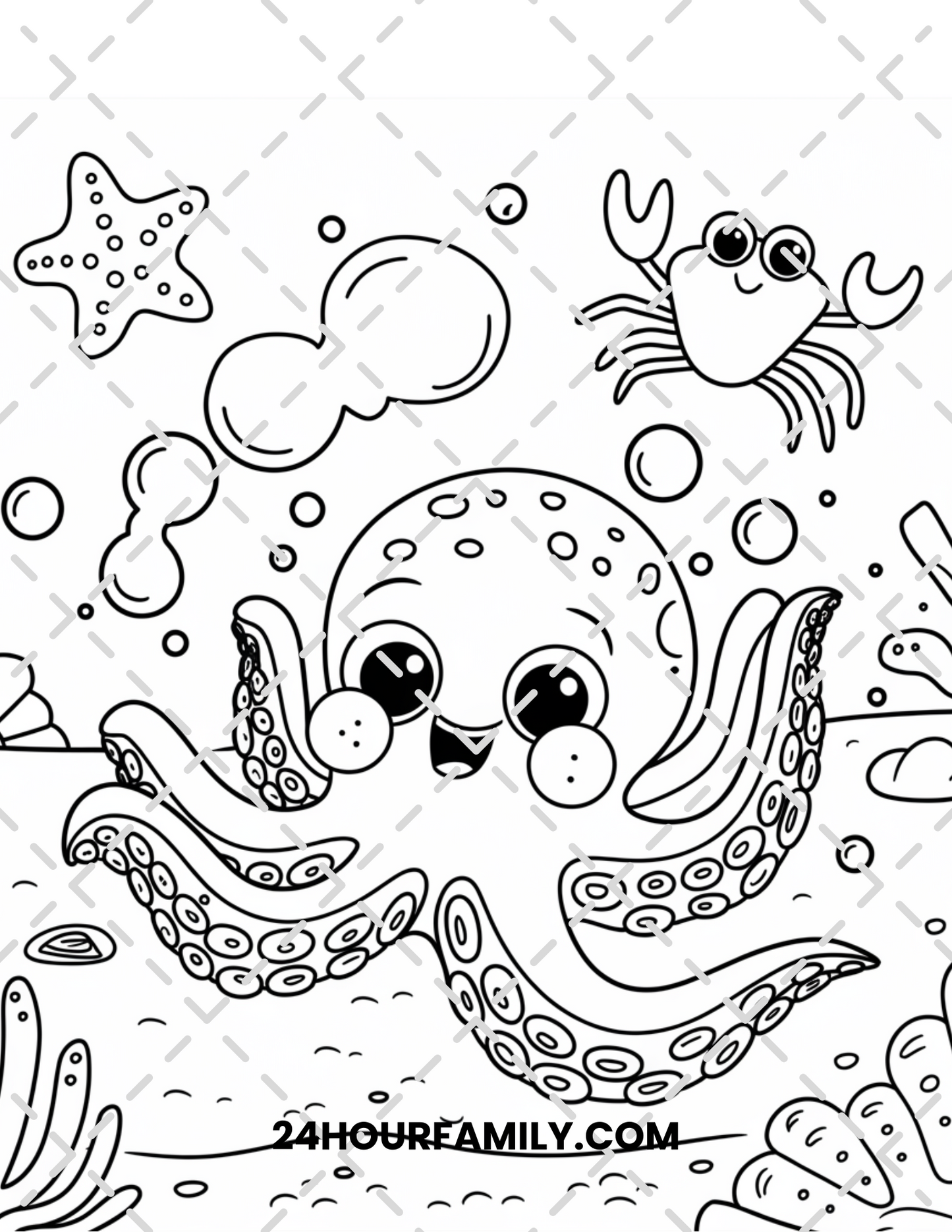 sea animals coloring pages