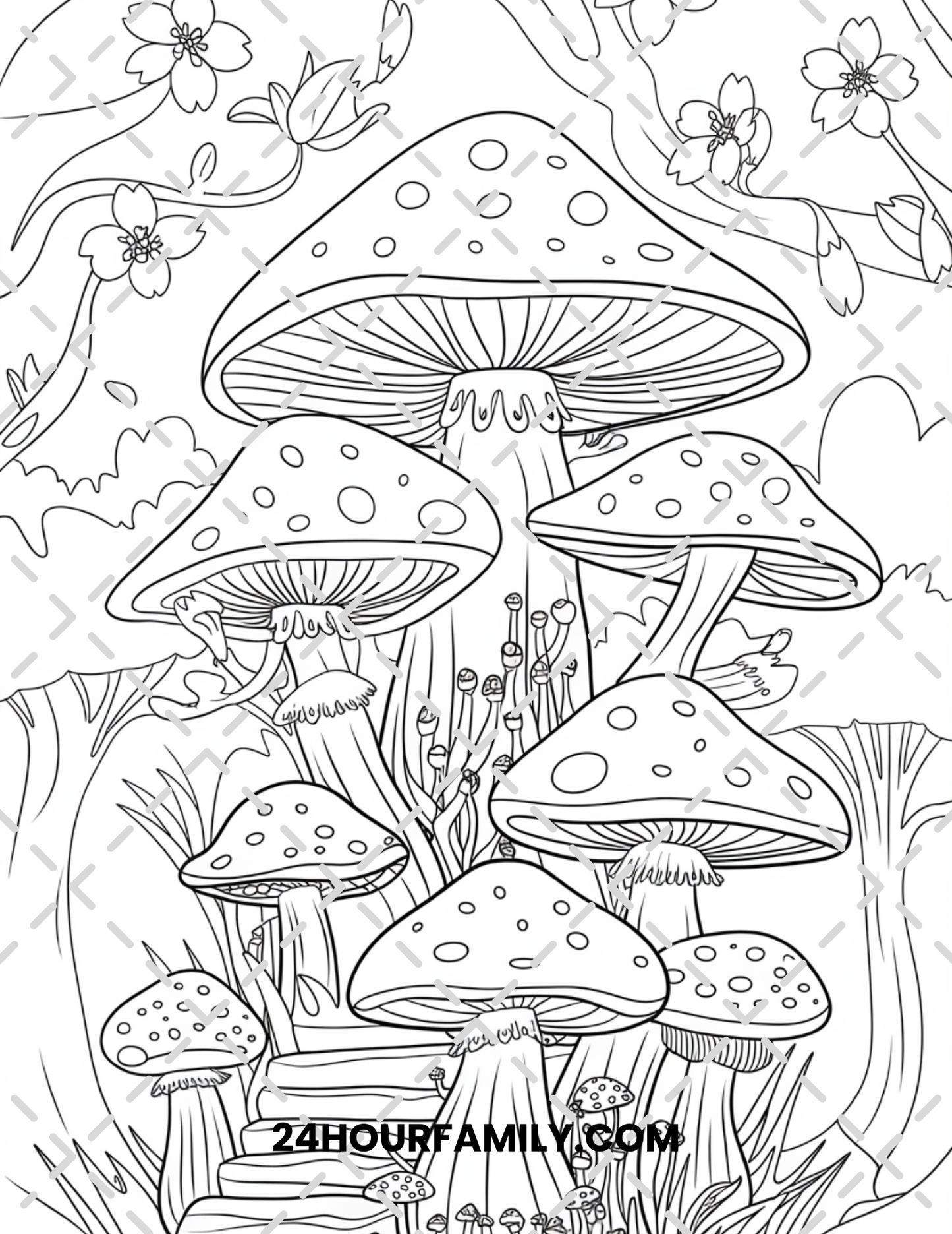 fairy house coloring pages