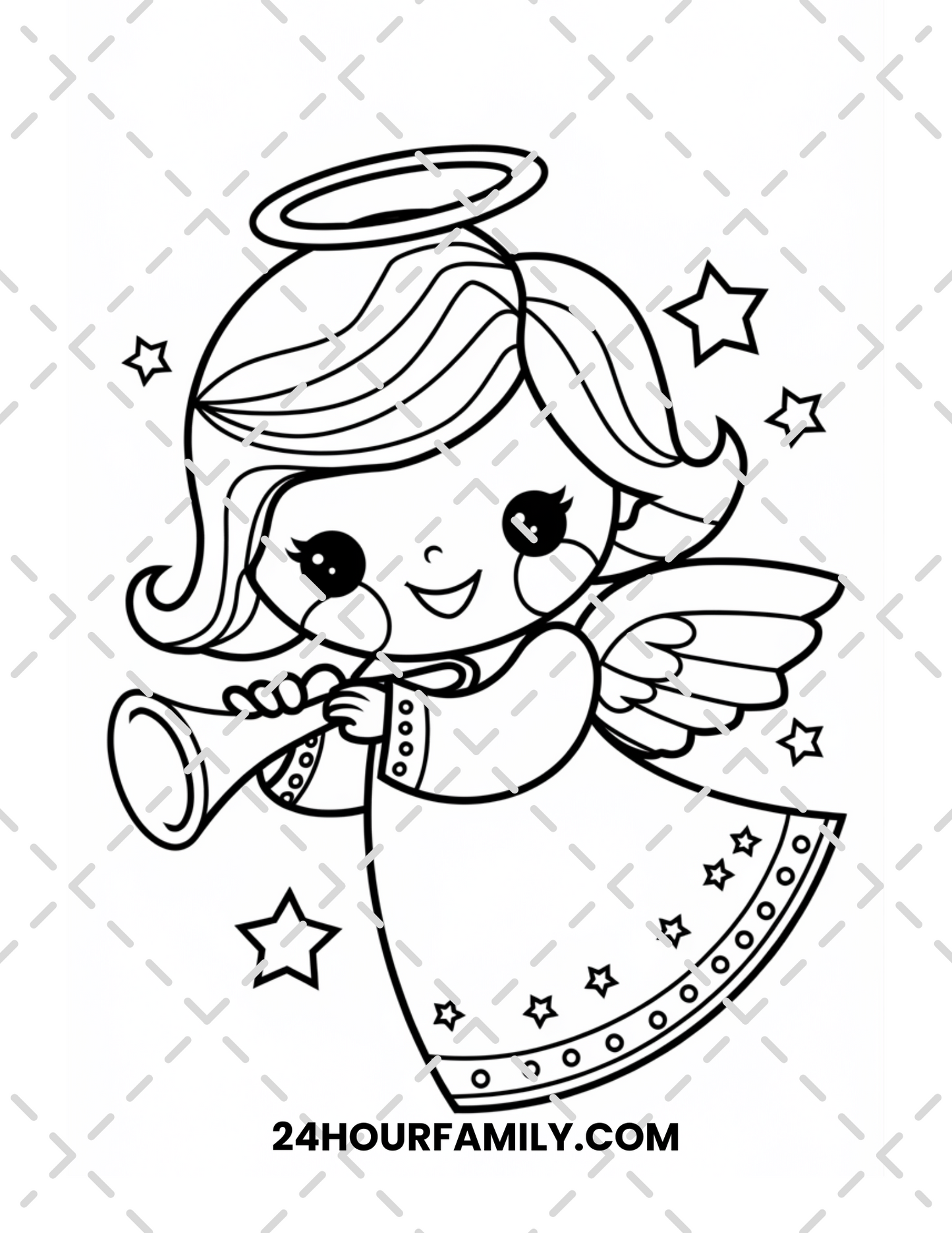 angel coloring pages