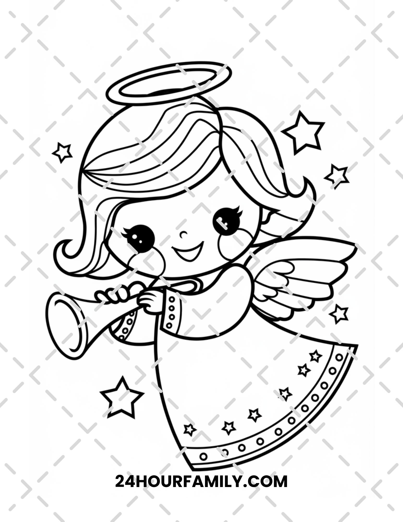 angel coloring pages