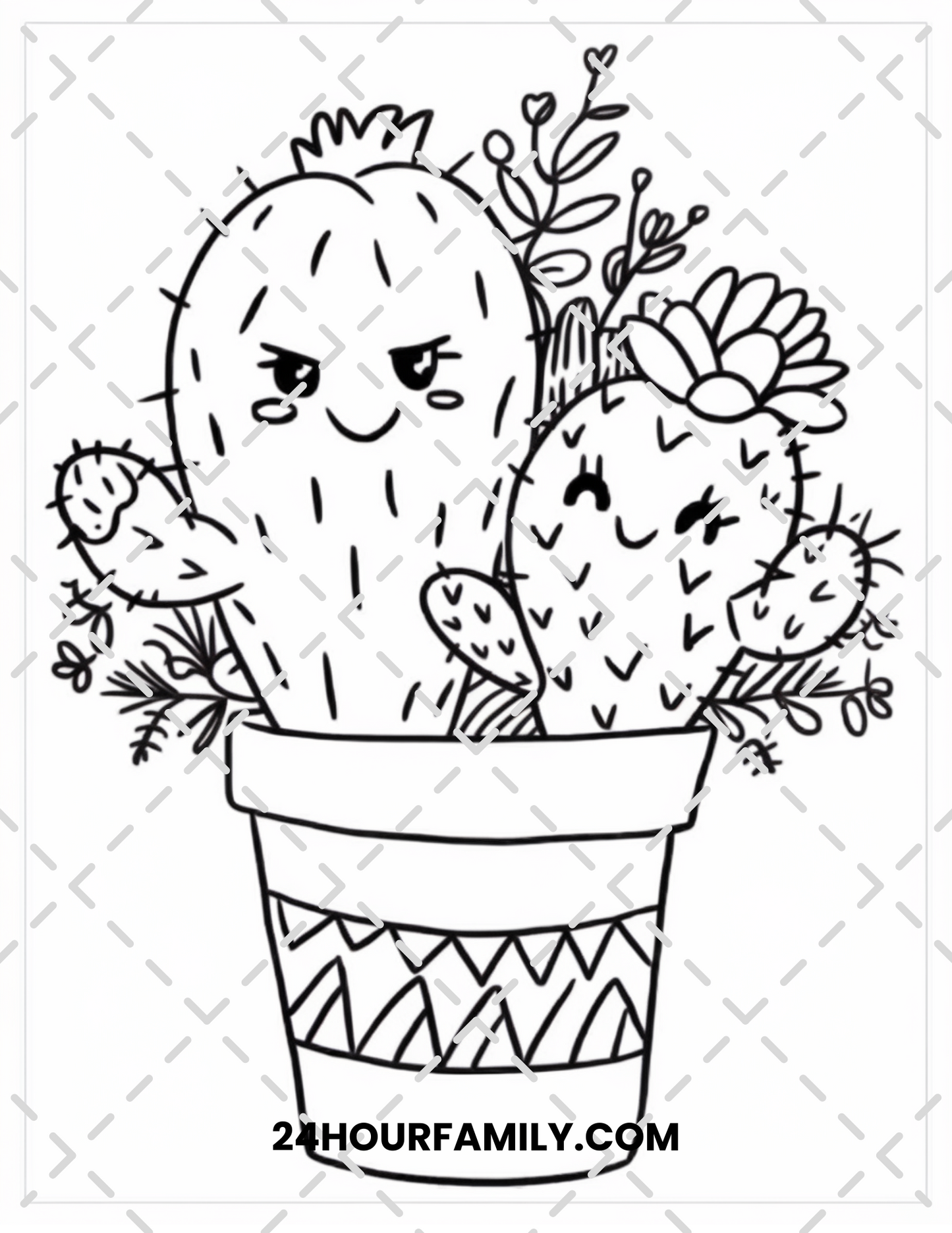 succulent coloring pages