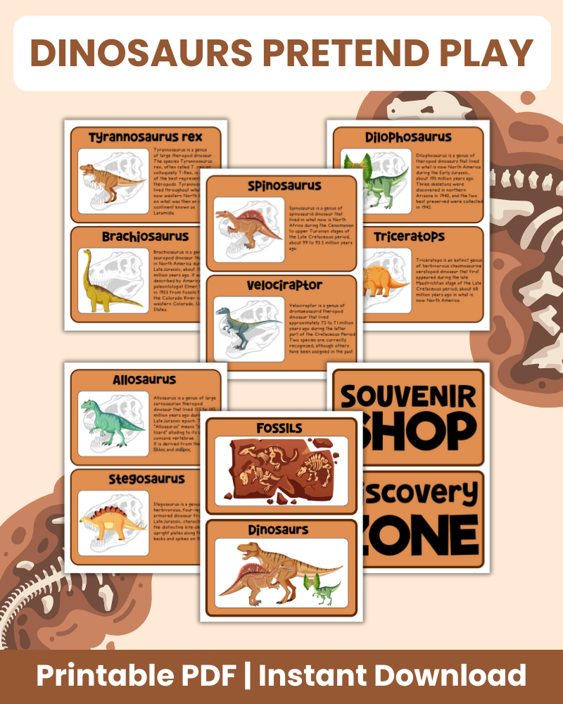 dinosaurs pretend play