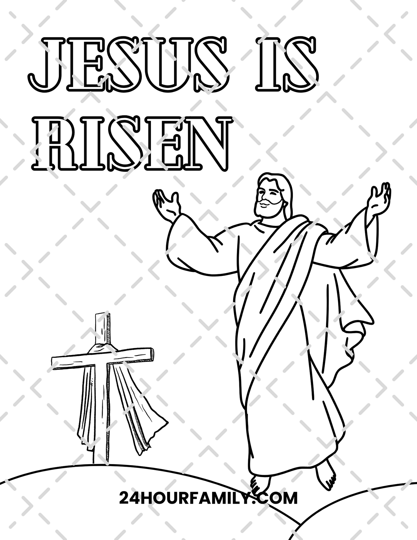 christian easter coloring pages