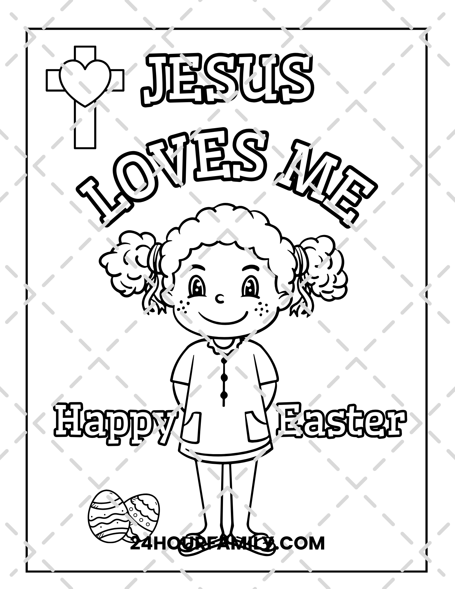 christian easter coloring pages