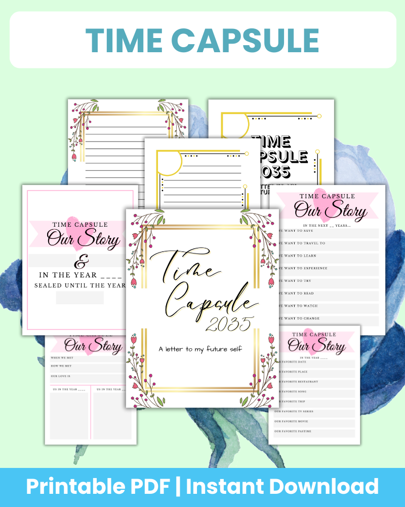 time capsule printable