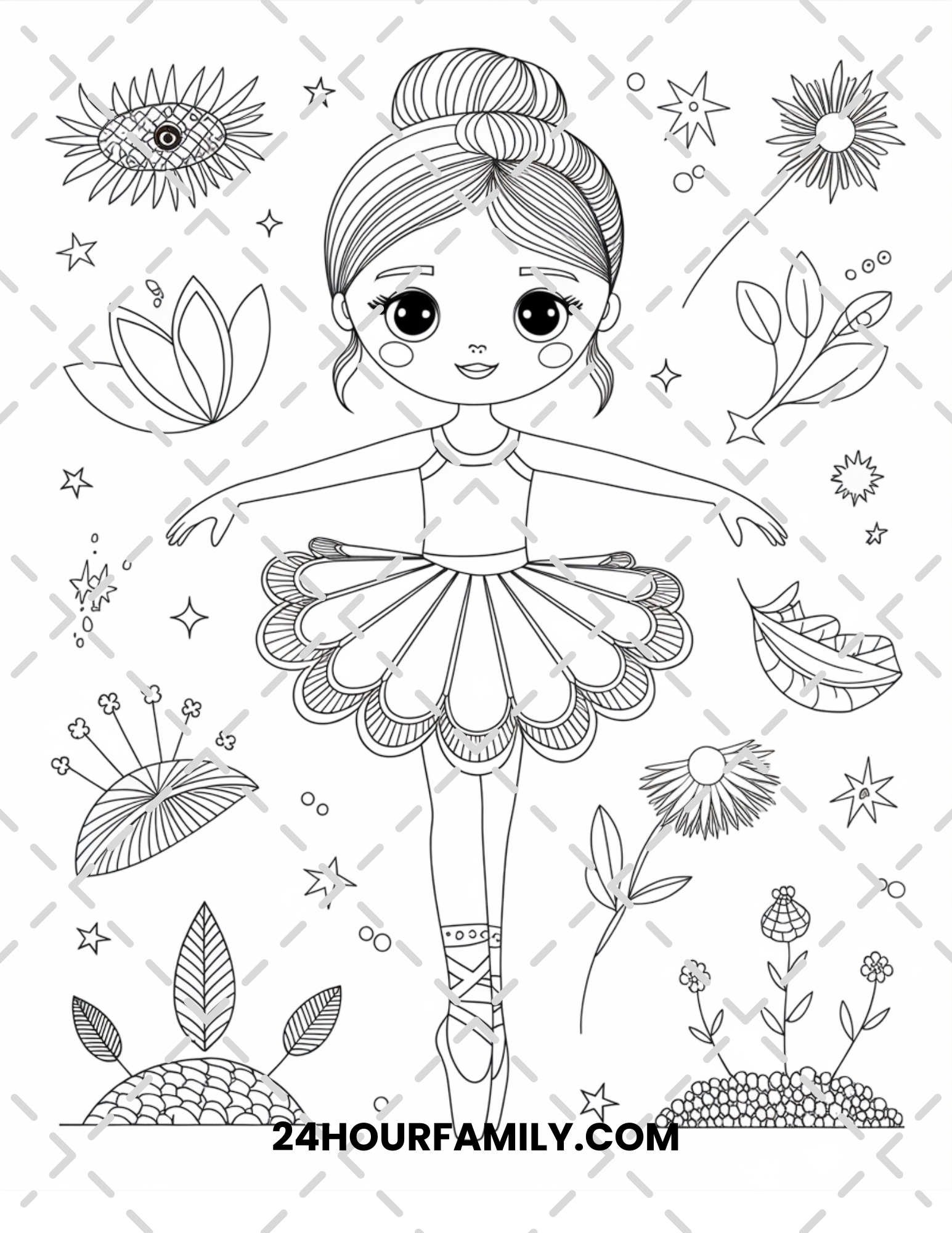 ballerina coloring pages