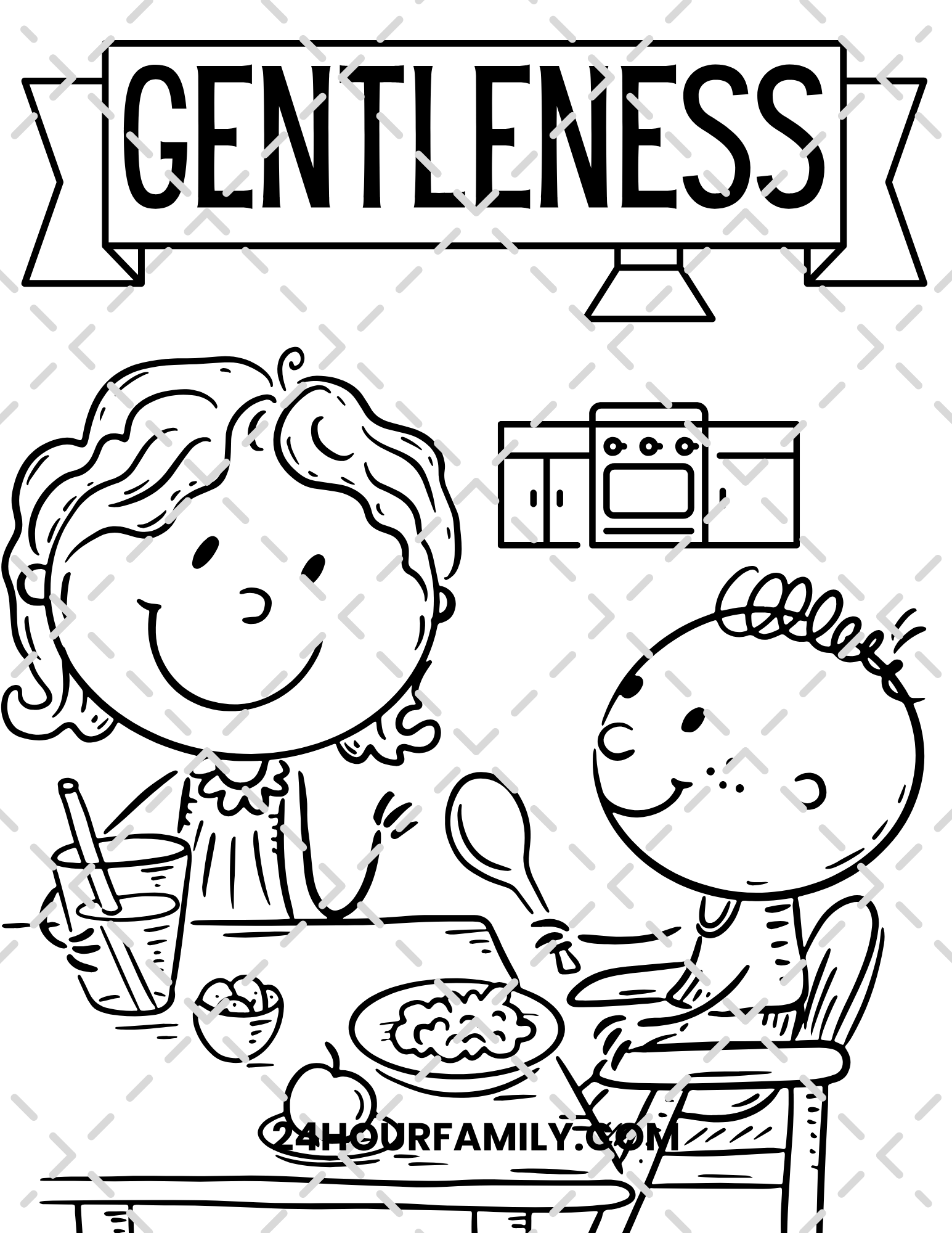 fruit of the spirit coloring pages