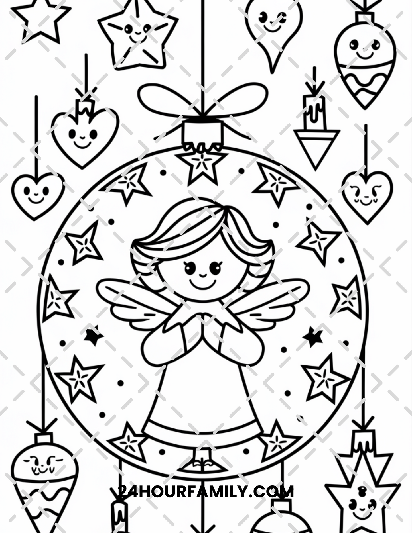 angel coloring pages