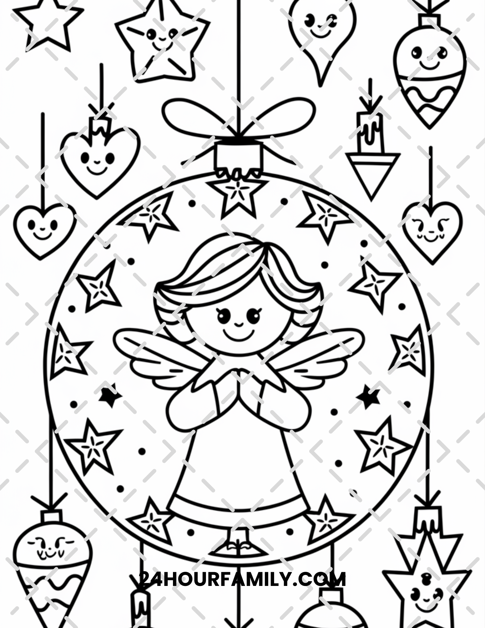 angel coloring pages