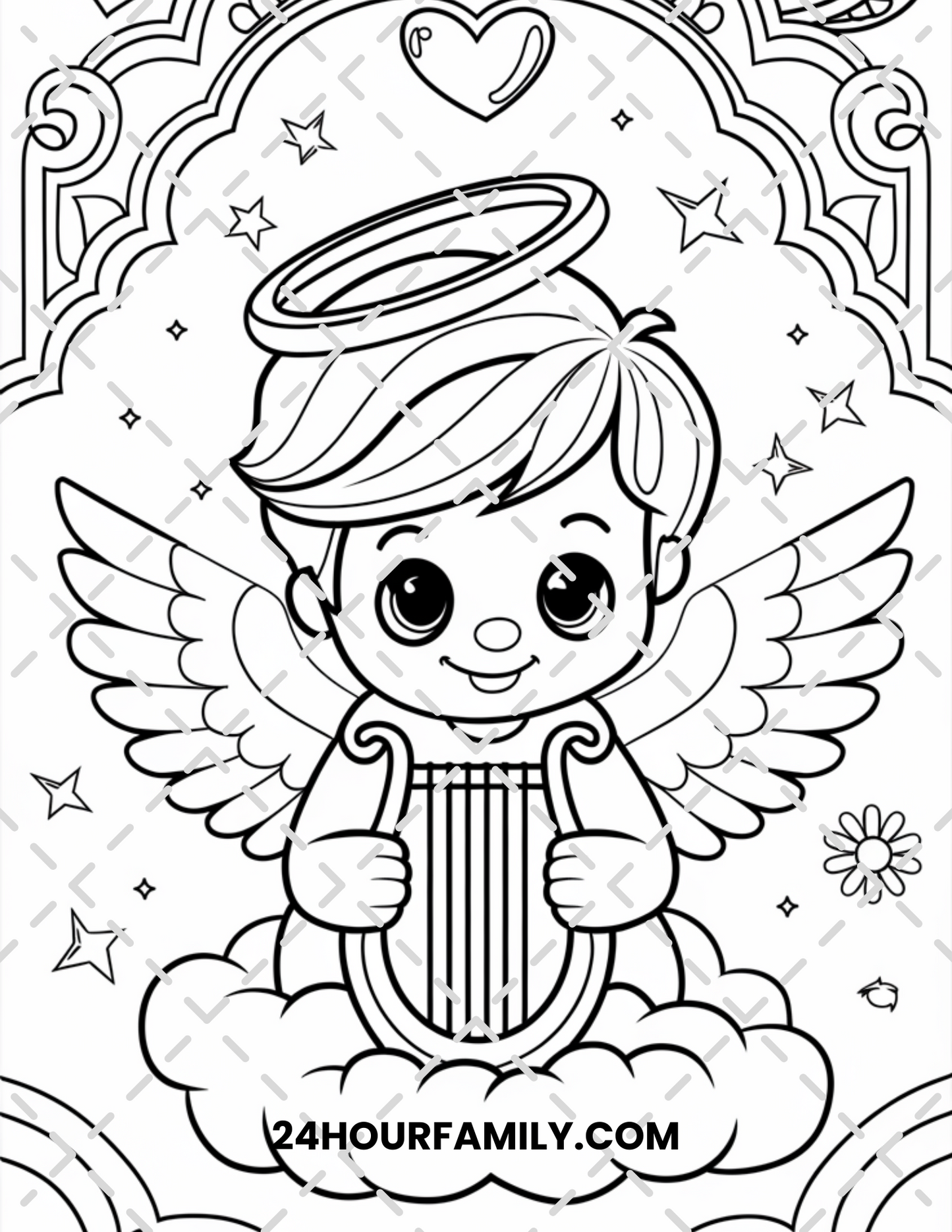 angel coloring pages