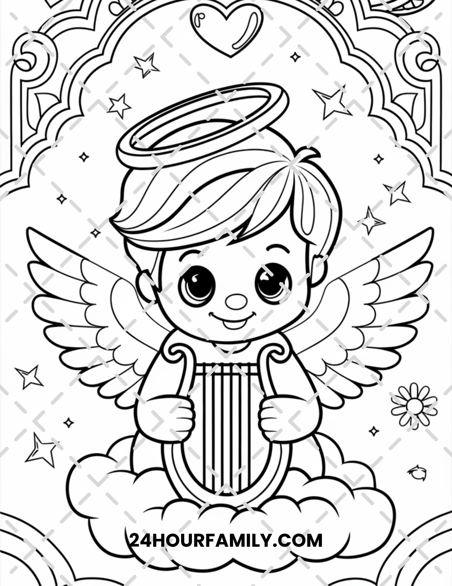 angel coloring pages