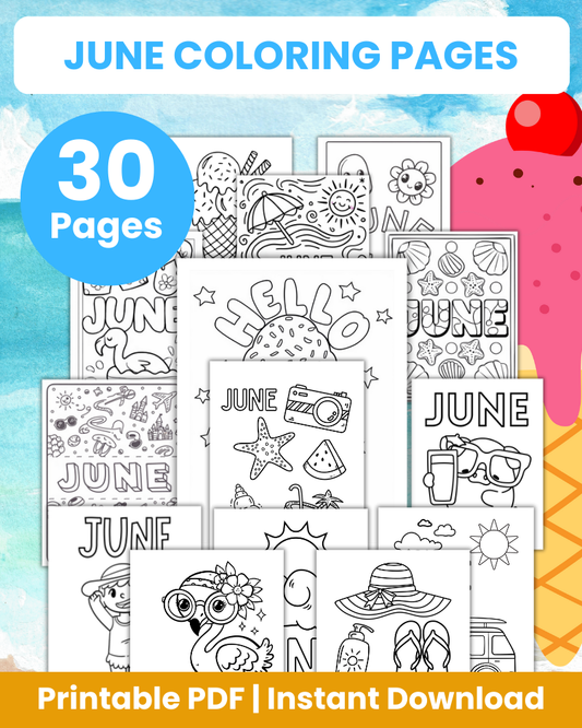june coloring pages