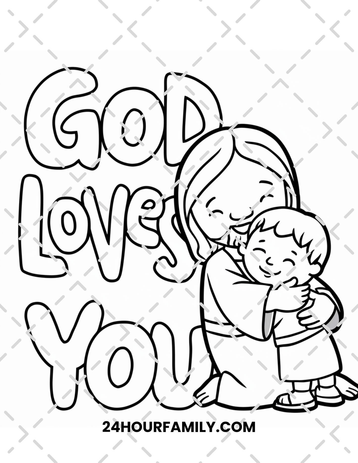 church valentine's coloring pages