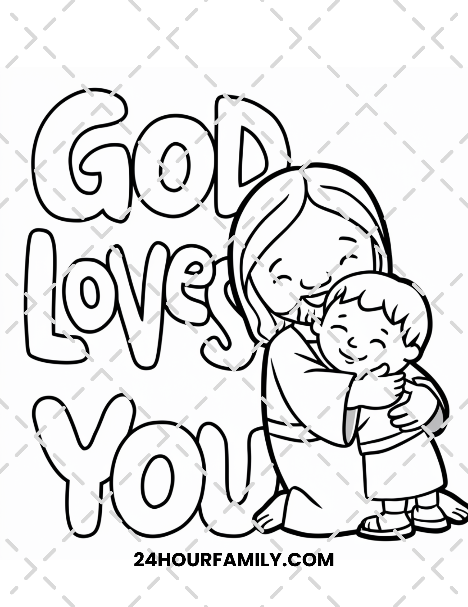 church valentine's coloring pages