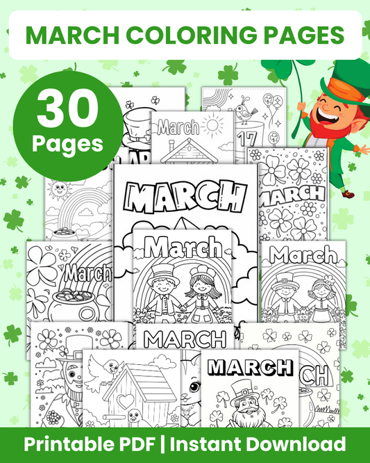 march coloring pages