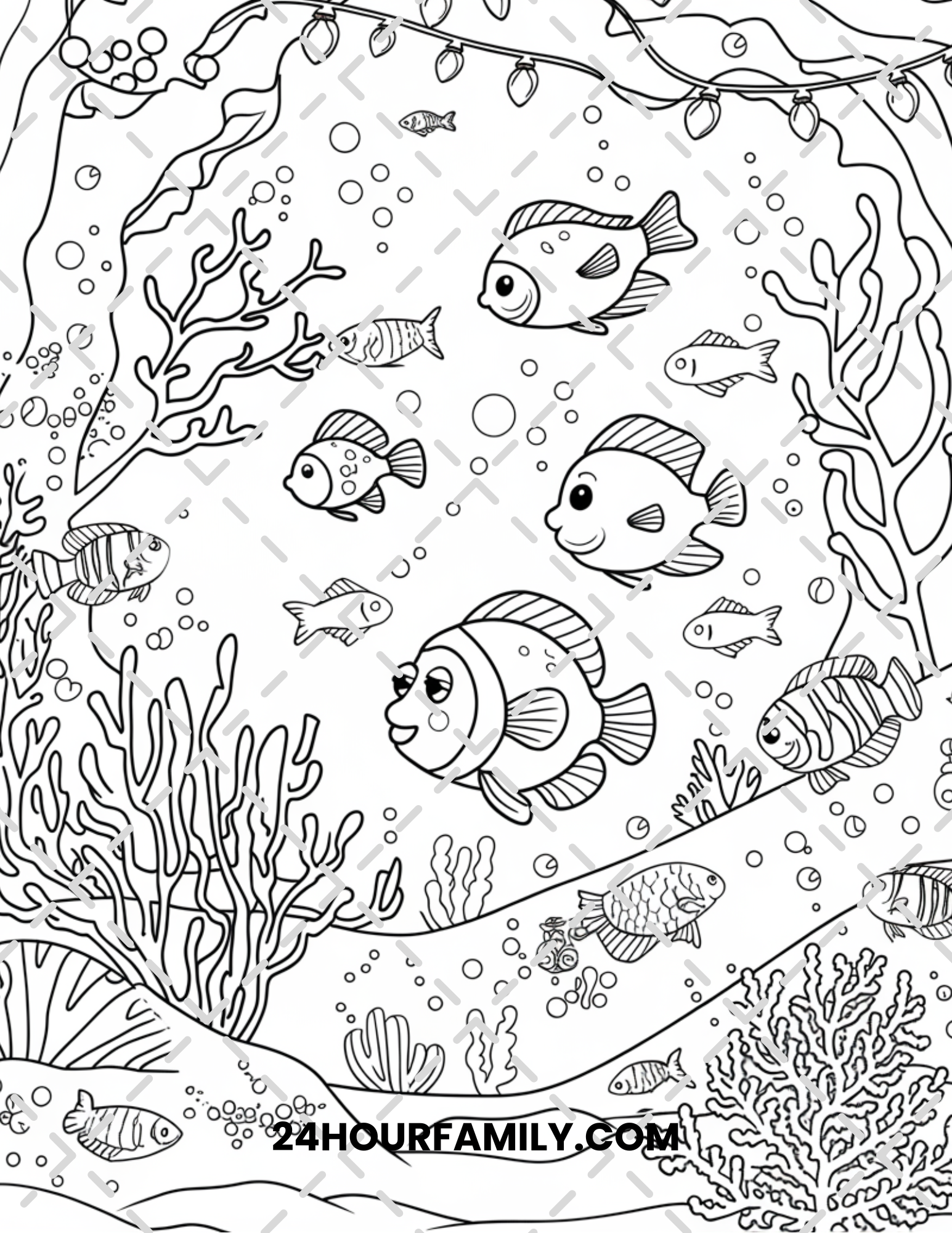 sea animals coloring pages