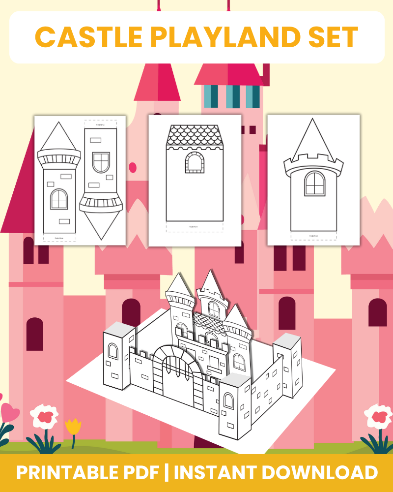 castle playland set printable 