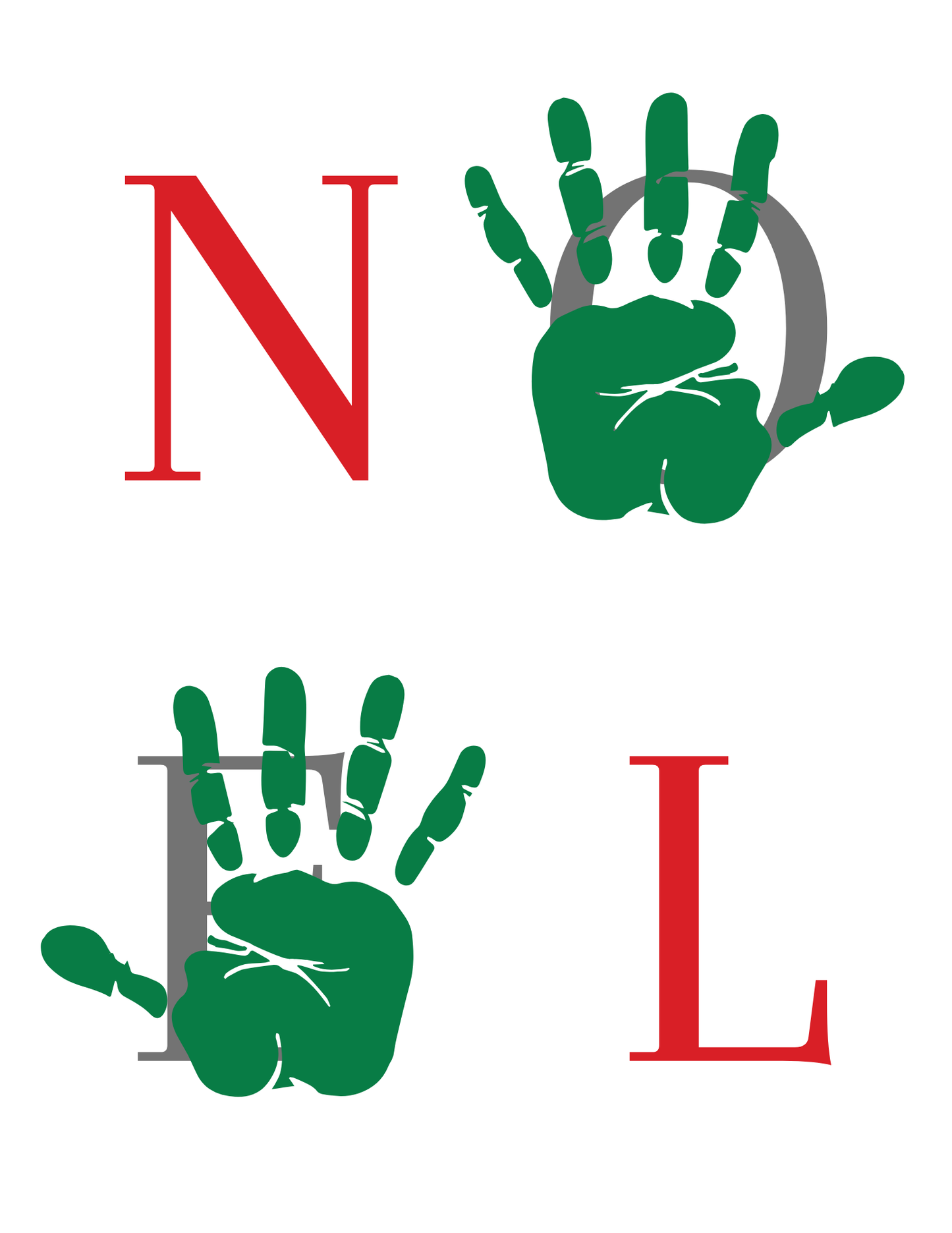 noel handprint art