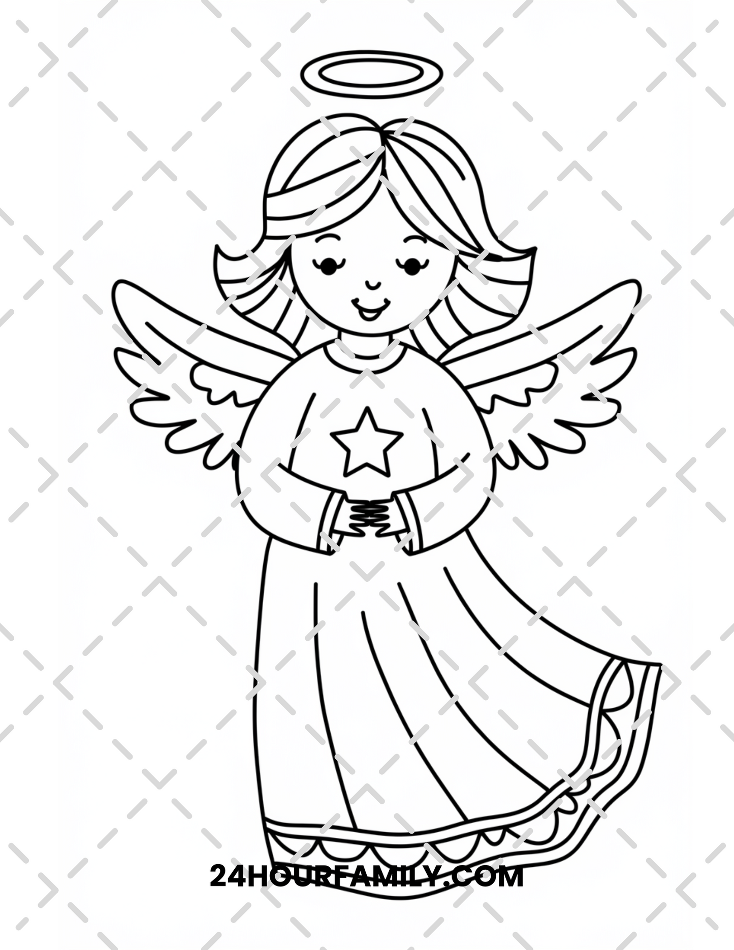 angel coloring pages