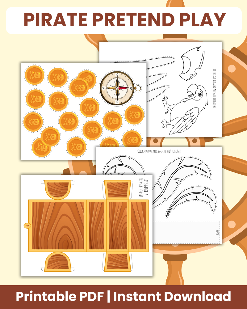 pirate pretend play printable