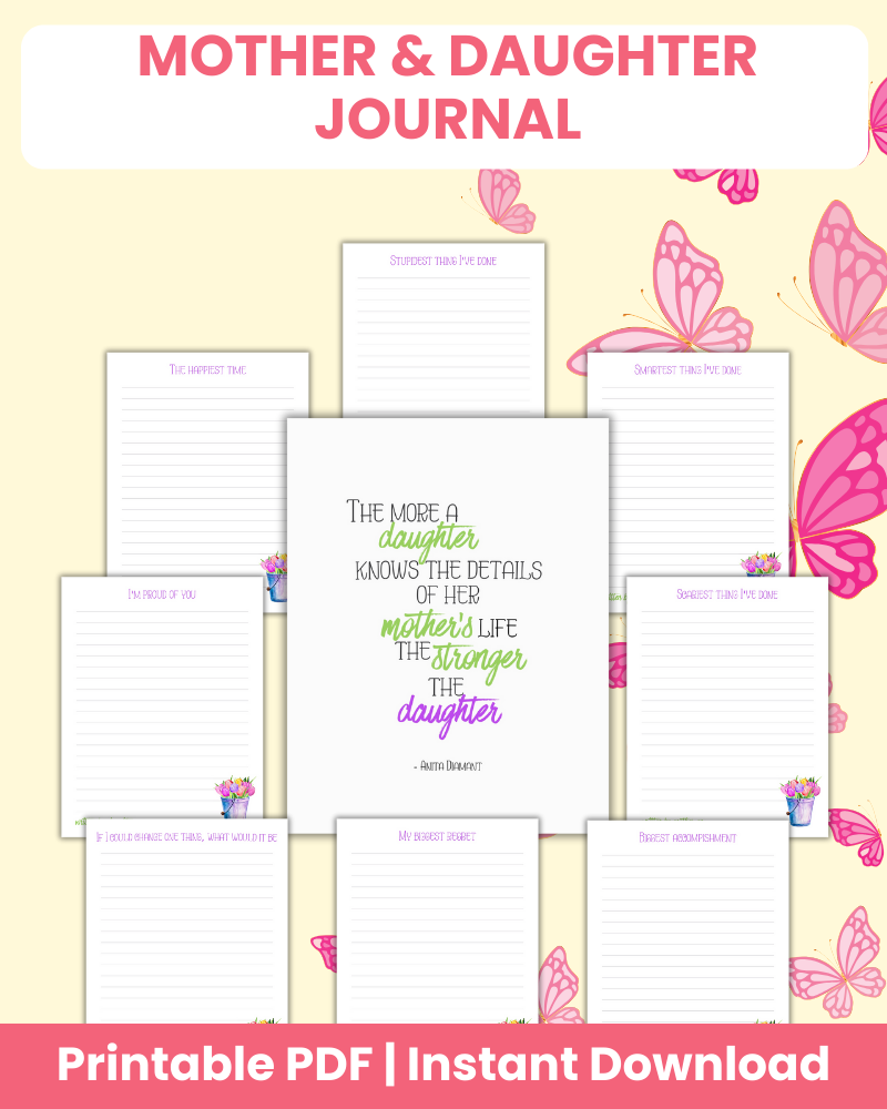 mother and daughter journal