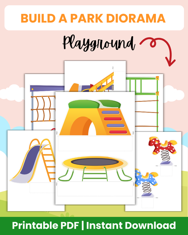 Printable Rark Build a Park Printable - 21 Pages – 24hourprintables.com